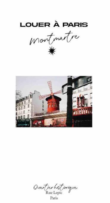 Villa Lepic, Luxury Flat In Montmartre With Private Terrasse-Appartement Entier Paris Exterior foto